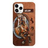 PERSONALIZED HORSE PHONECASE NQVQ1805