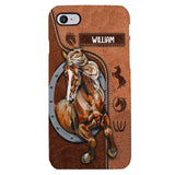 PERSONALIZED HORSE PHONECASE NQVQ1805