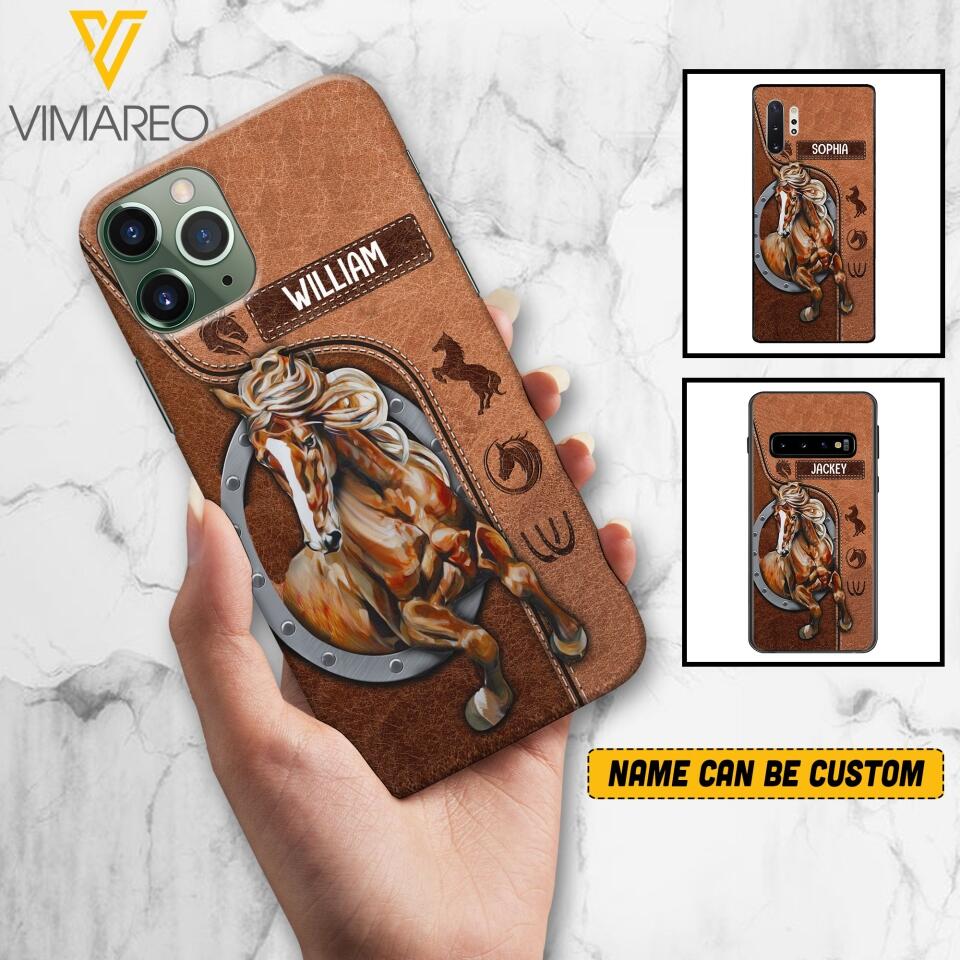 PERSONALIZED HORSE PHONECASE NQVQ1805