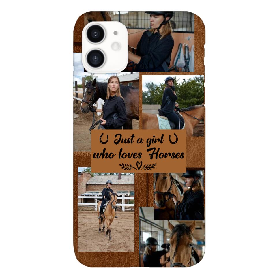 Personalized Horse Lover Phone Case Printed 22MAY-HC19