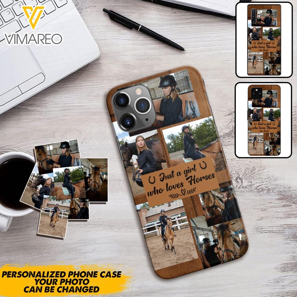 Personalized Horse Lover Phone Case Printed 22MAY-HC19