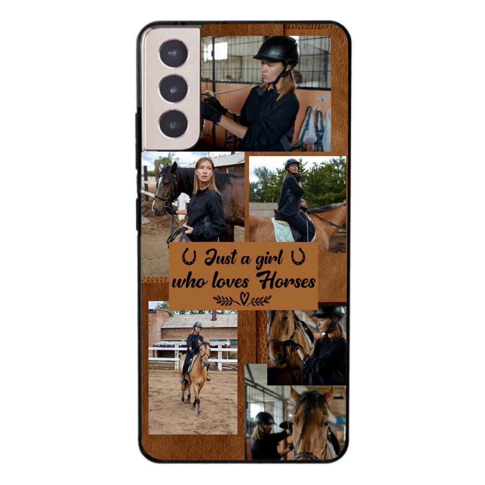 Personalized Horse Lover Phone Case Printed 22MAY-HC19