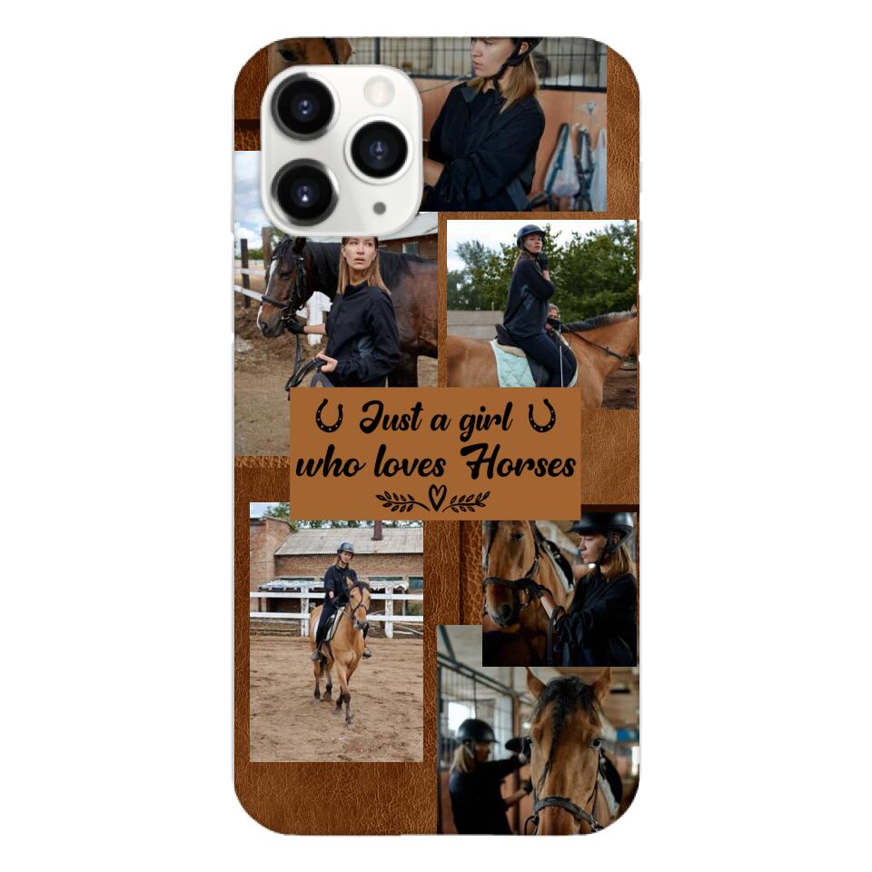 Personalized Horse Lover Phone Case Printed 22MAY-HC19