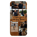 Personalized Horse Lover Phone Case Printed 22MAY-HC19