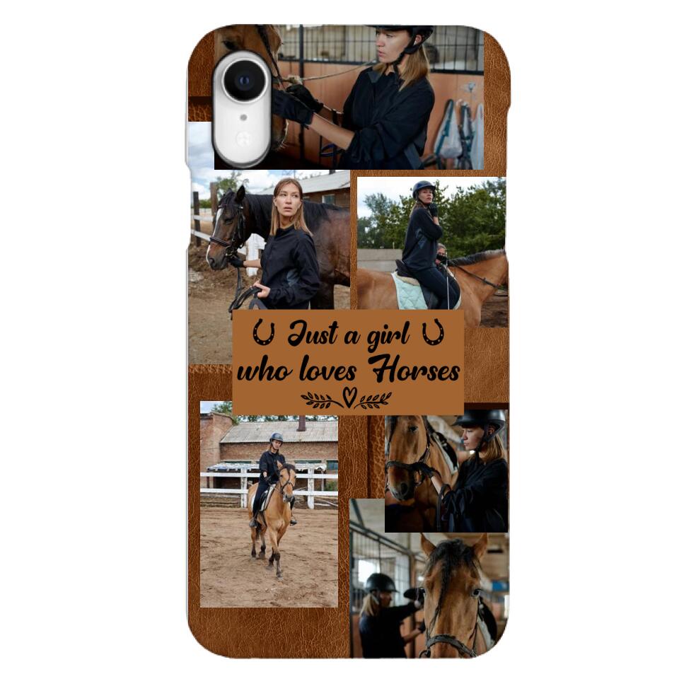 Personalized Horse Lover Phone Case Printed 22MAY-HC19