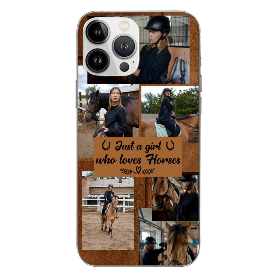 Personalized Horse Lover Phone Case Printed 22MAY-HC19