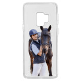 Personalized Girl Love Horse Transparent Silicone Phonecase Printed 22MAY-DT21