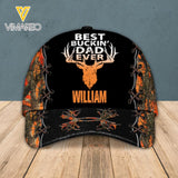 Personalized Best Bucking Dad Ever Peaked Cap Printed NQVQ2105