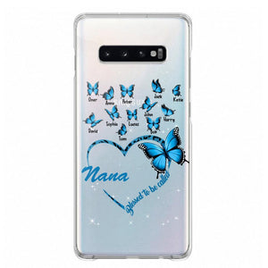 Personalized Grandma Kid Transparent Silicone Phonecase Printed 22MAY-HC21