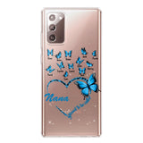 Personalized Grandma Kid Transparent Silicone Phonecase Printed 22MAY-HC21