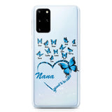 Personalized Grandma Kid Transparent Silicone Phonecase Printed 22MAY-HC21