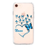 Personalized Grandma Kid Transparent Silicone Phonecase Printed 22MAY-HC21