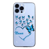 Personalized Grandma Kid Transparent Silicone Phonecase Printed 22MAY-HC21