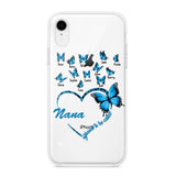 Personalized Grandma Kid Transparent Silicone Phonecase Printed 22MAY-HC21