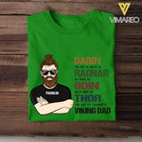 PERSONALIZED DADDY RAGNAR ODIN THOR VIKING DAD TSHIRTS NQHC2005