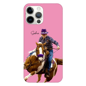 Personalized Horse Lover Phone Case Printed 22MAY-DT24