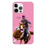 Personalized Horse Lover Phone Case Printed 22MAY-DT24