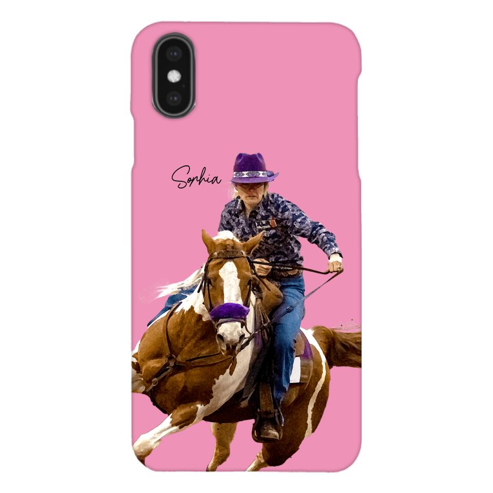 Personalized Horse Lover Phone Case Printed 22MAY-DT24