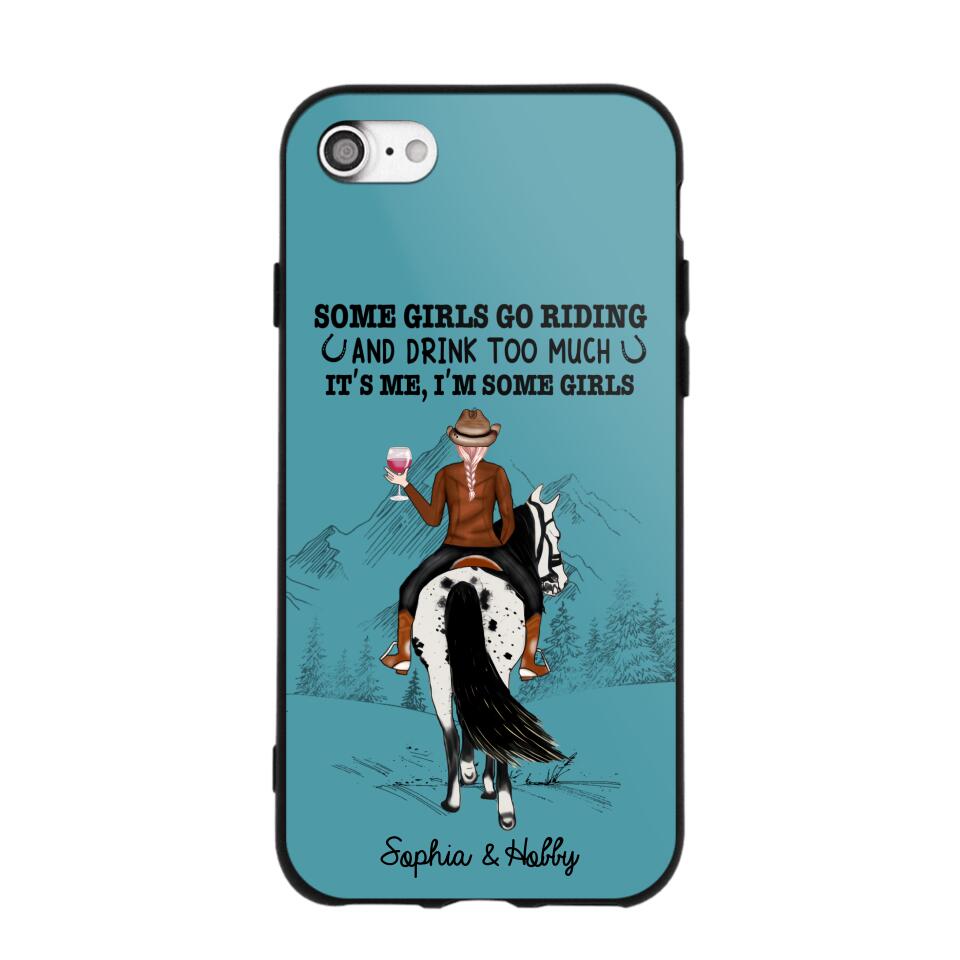 Personalized Girl Love Horse Phone Case Printed 22MAY-DT25