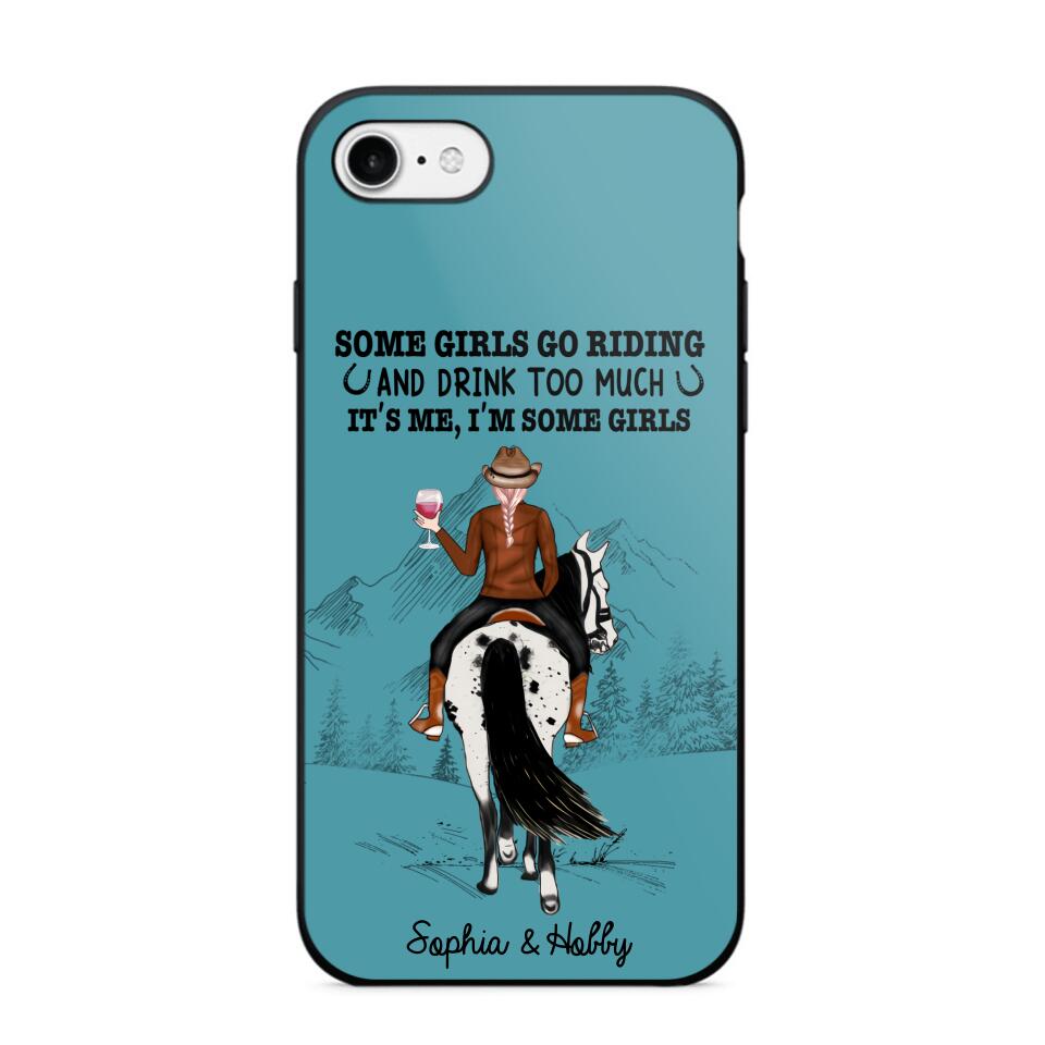 Personalized Girl Love Horse Phone Case Printed 22MAY-DT25