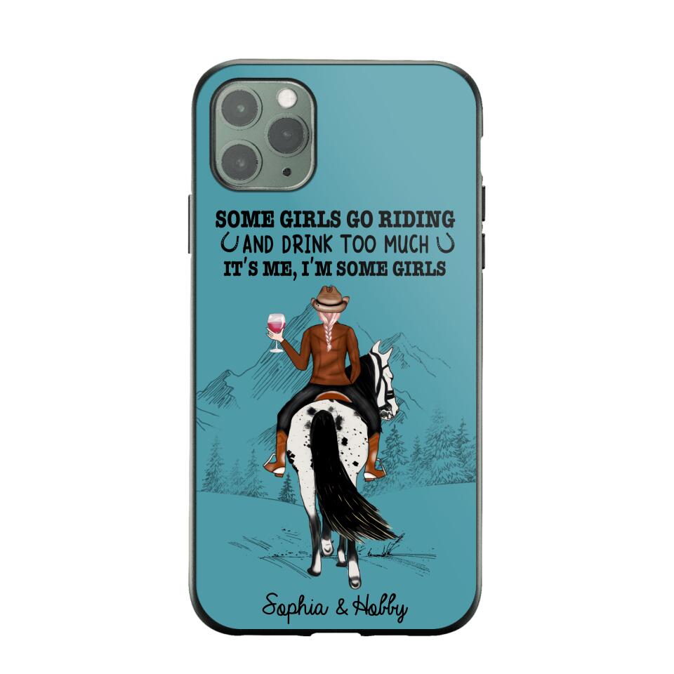 Personalized Girl Love Horse Phone Case Printed 22MAY-DT25