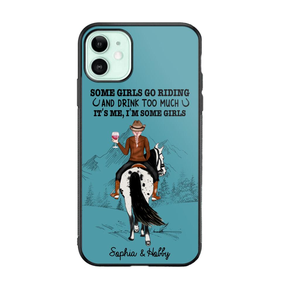 Personalized Girl Love Horse Phone Case Printed 22MAY-DT25