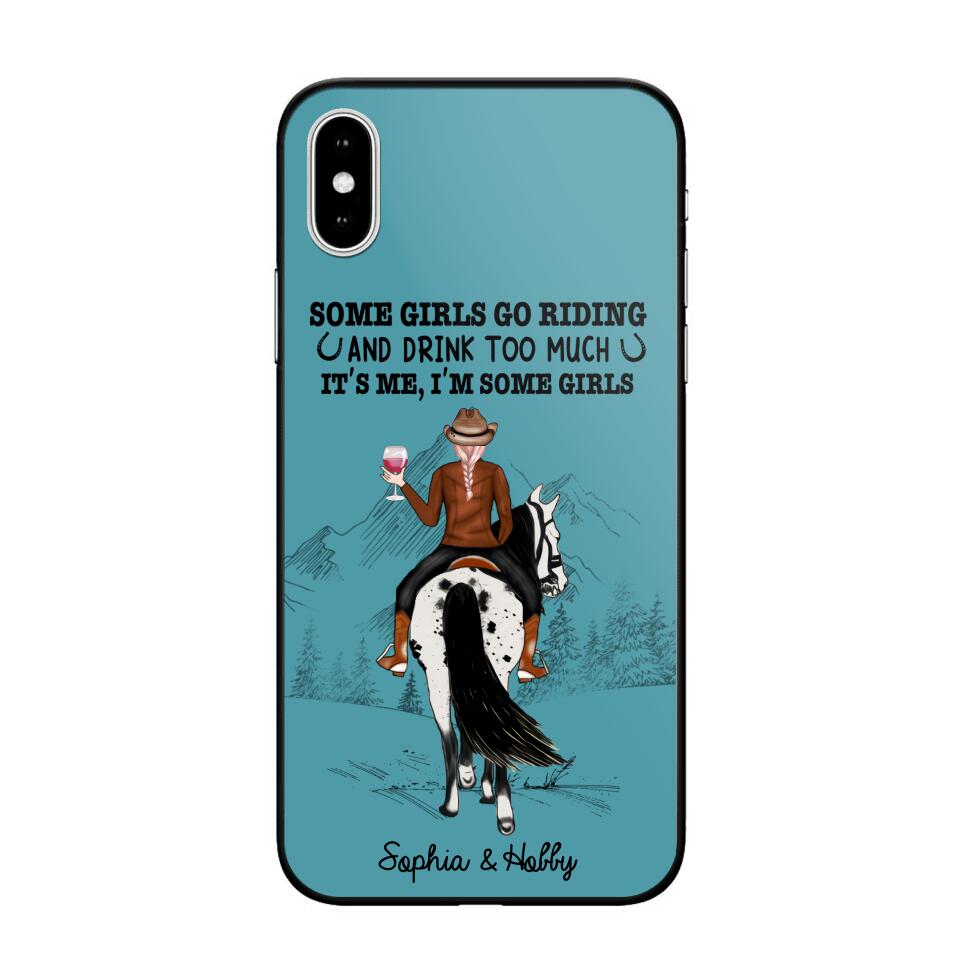 Personalized Girl Love Horse Phone Case Printed 22MAY-DT25