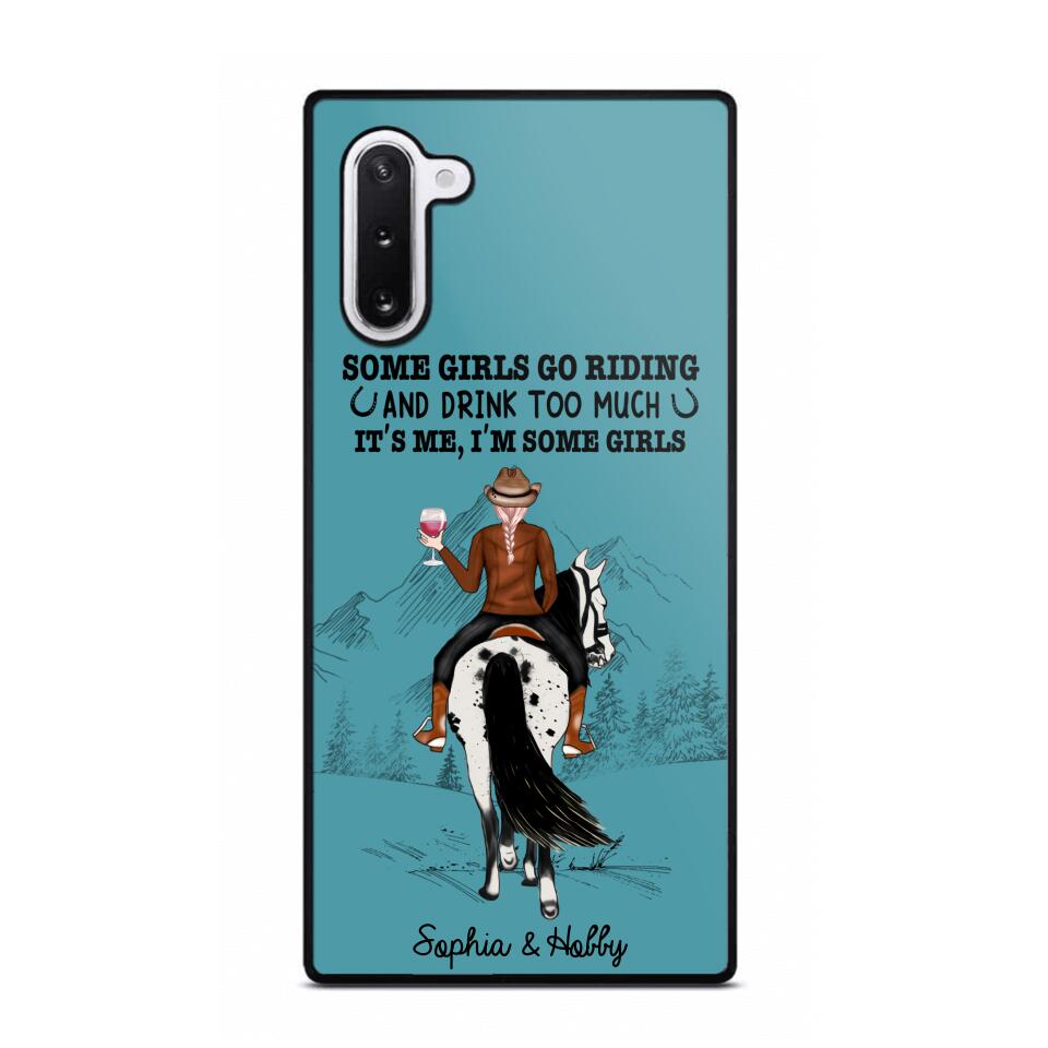 Personalized Girl Love Horse Phone Case Printed 22MAY-DT25