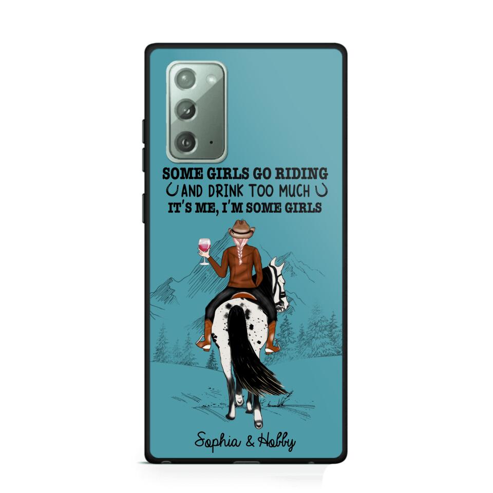 Personalized Girl Love Horse Phone Case Printed 22MAY-DT25