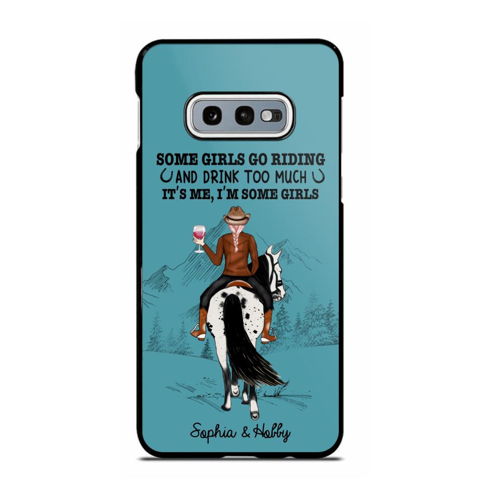 Personalized Girl Love Horse Phone Case Printed 22MAY-DT25