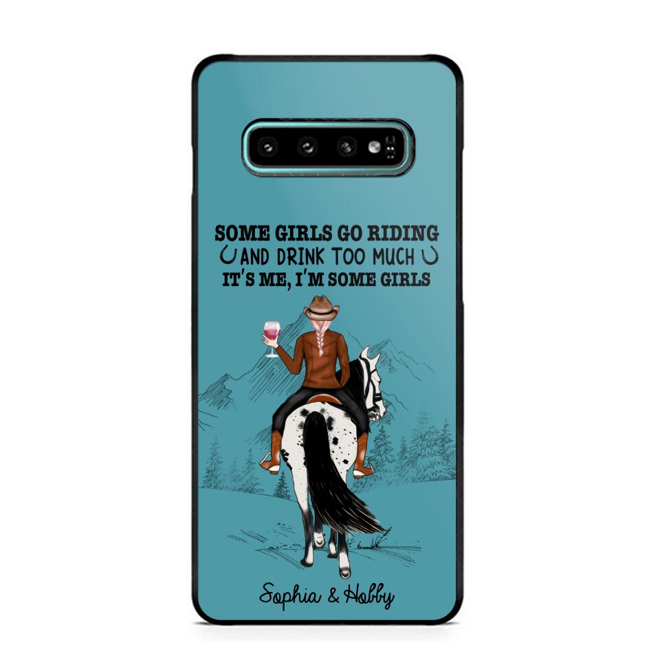 Personalized Girl Love Horse Phone Case Printed 22MAY-DT25