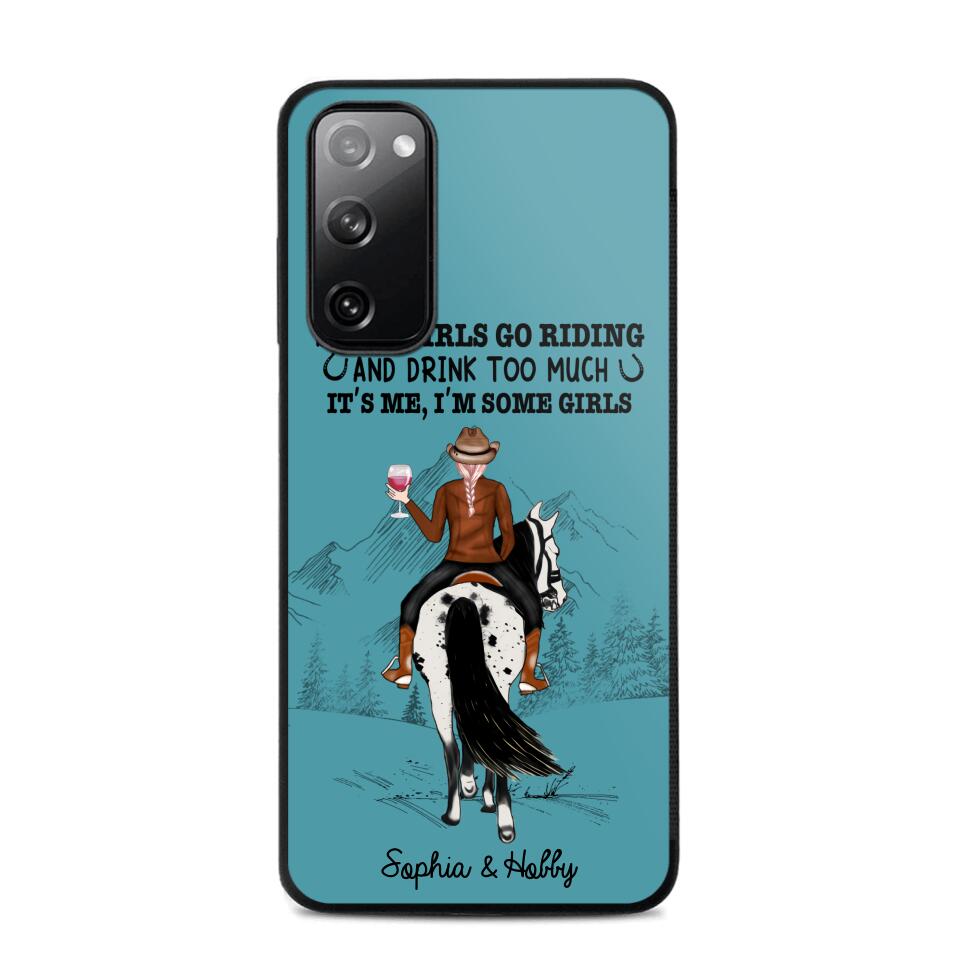 Personalized Girl Love Horse Phone Case Printed 22MAY-DT25