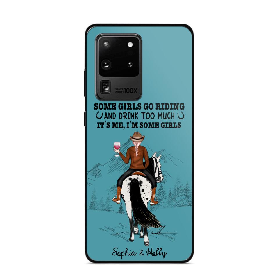 Personalized Girl Love Horse Phone Case Printed 22MAY-DT25