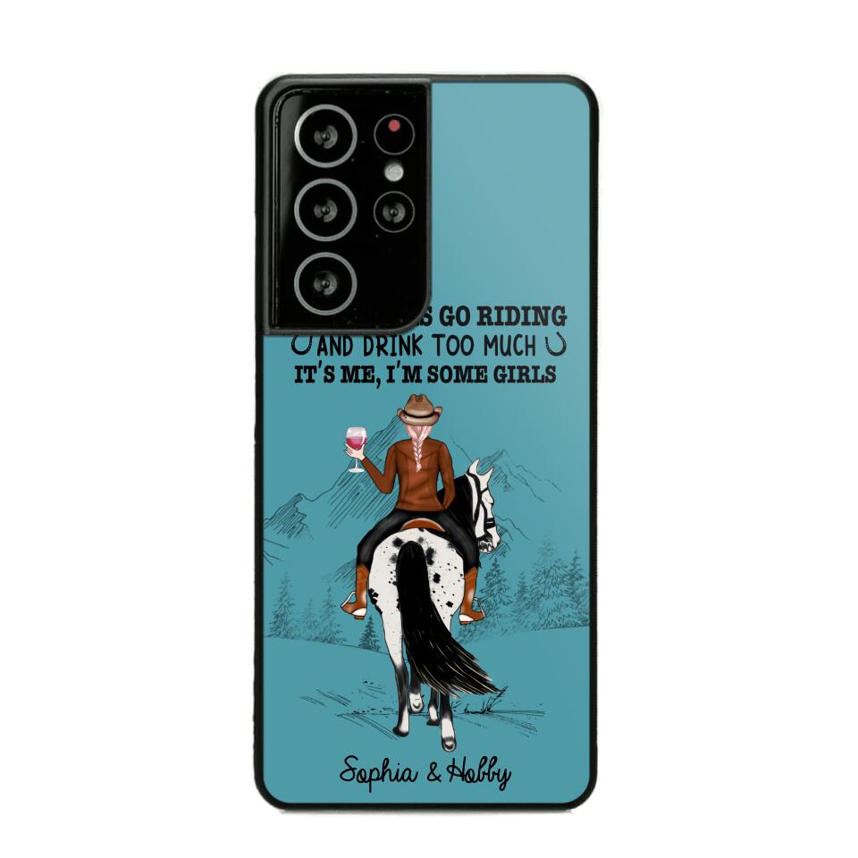 Personalized Girl Love Horse Phone Case Printed 22MAY-DT25