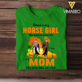 Personalized Horse Girl & Mom Tshirt Printed 22MAY-DT27