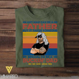 Personalized Any Man Can Be A Father Special To Be A Bucking Dad Tshirt Printed QTDT2705