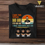 Personalized Dad & Kid Tshirt Printed NQLN2605