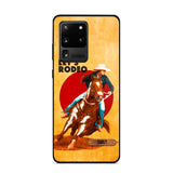 PERSONALIZED HORSE RIDING LET'S RODEO PHONECASE QTDT3105