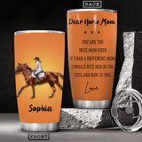 Personalized Horse Mom Tumbler Printed 22MAY-HY31