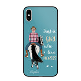 Personalized Just A Girl Love Horses Phone Case Printed 22MAY-HY31