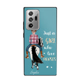 Personalized Just A Girl Love Horses Phone Case Printed 22MAY-HY31