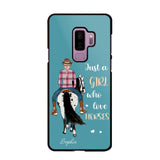 Personalized Just A Girl Love Horses Phone Case Printed 22MAY-HY31