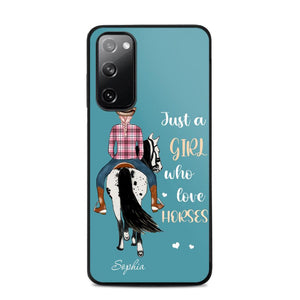 Personalized Just A Girl Love Horses Phone Case Printed 22MAY-HY31