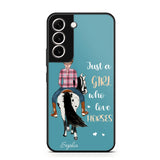 Personalized Just A Girl Love Horses Phone Case Printed 22MAY-HY31