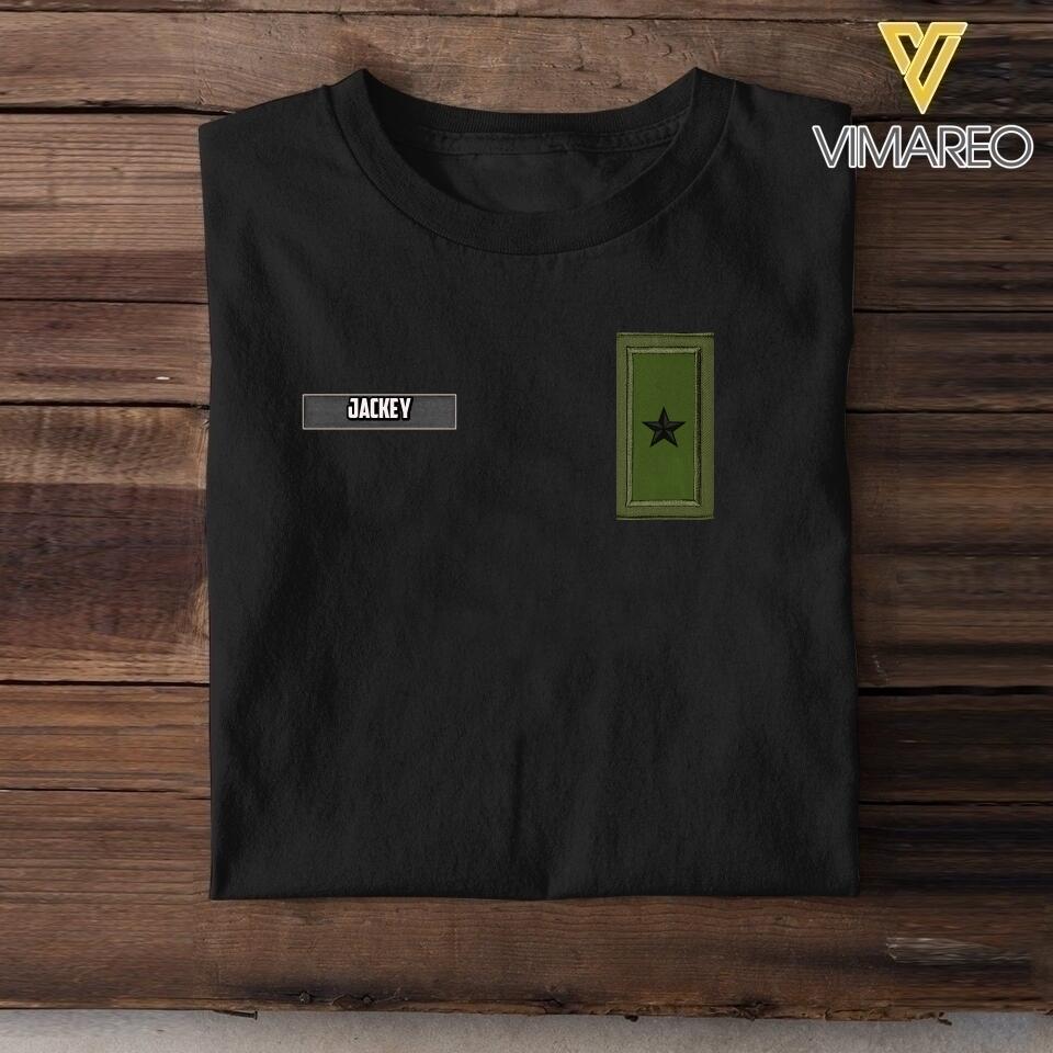 DH Personalized Swedish Soldier Tshirt Printed HQ0106