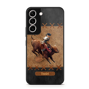 Personalized Cattle Riding Upload Photo Phonecase QTHC3105