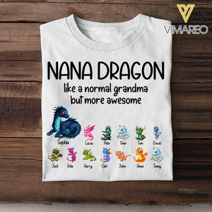 Personalized Nana Dragon Tshirt Printed NQDT0106