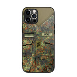 Personalized German Soldier Phone Case Printed 22JUL-HQ04