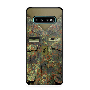 Personalized German Soldier Phone Case Printed 22JUL-HQ04