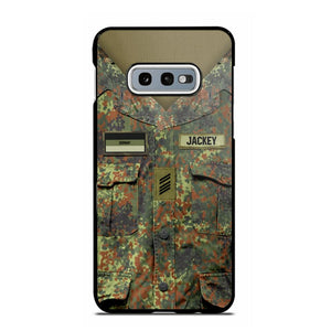 Personalized German Soldier Phone Case Printed 22JUL-HQ04